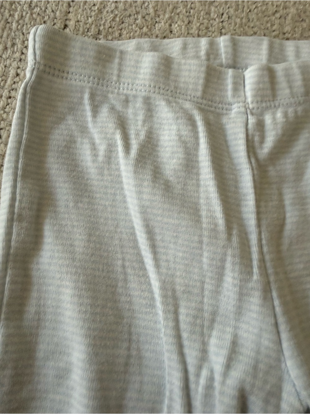 Carter's baby blue stripped Dino Leggings and NikeGray sweats - Picture 2 of 6